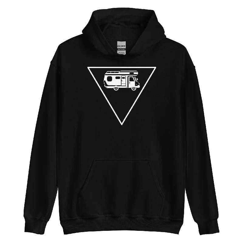 Dreieck und Camping - Unisex Hoodie