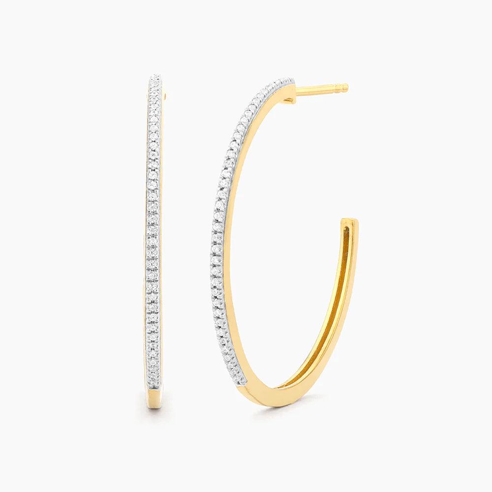 Ella Stein Pave Hoop Earring