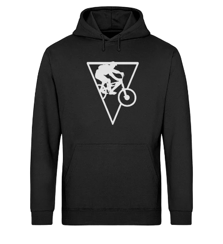 Mountainbiker Geometrisch - Unisex Organic Hoodie