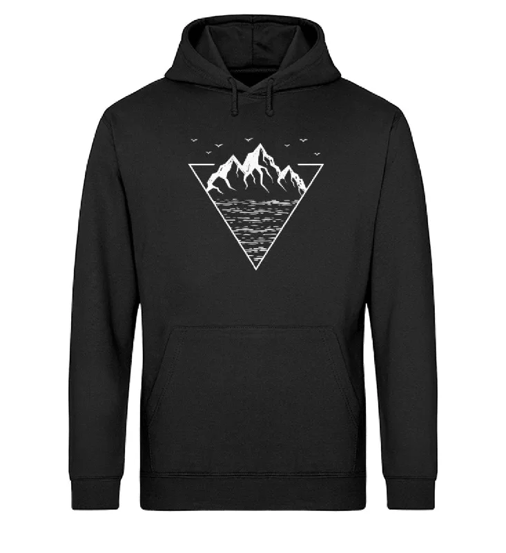 Berg Geometrisch - Unisex Organic Hoodie