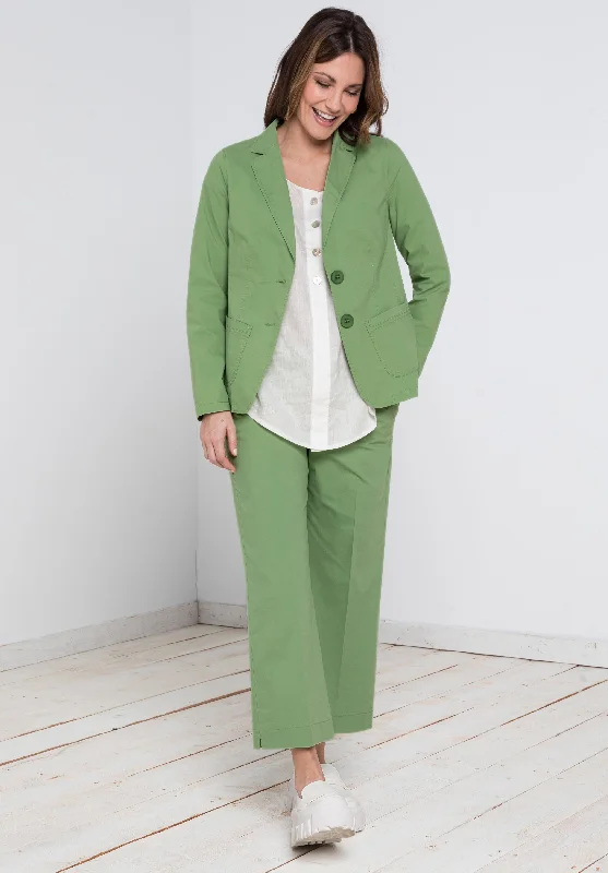 Bianca Sunny Casual Style Blazer Jacket, Cactus