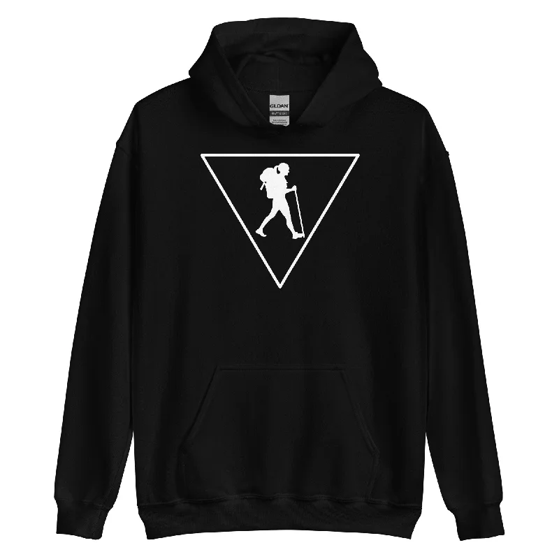 Dreieck und Wandern - Unisex Hoodie