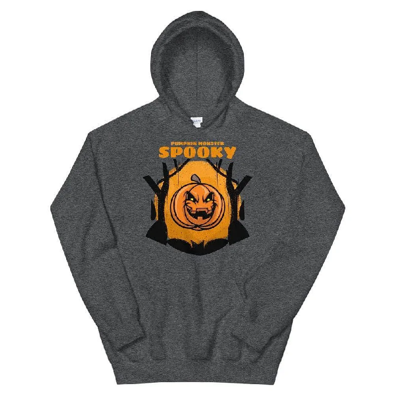 Spooky Pumpkin Monster Halloween Unisex Hoodie