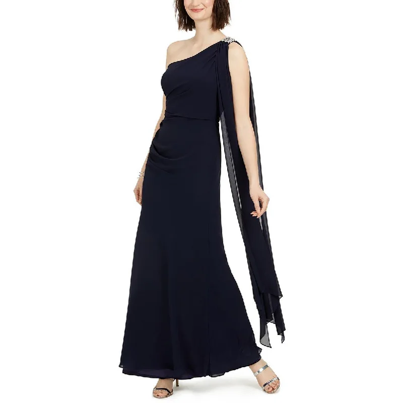 Vince Camuto Womens Embellished Maxi Evening Dress