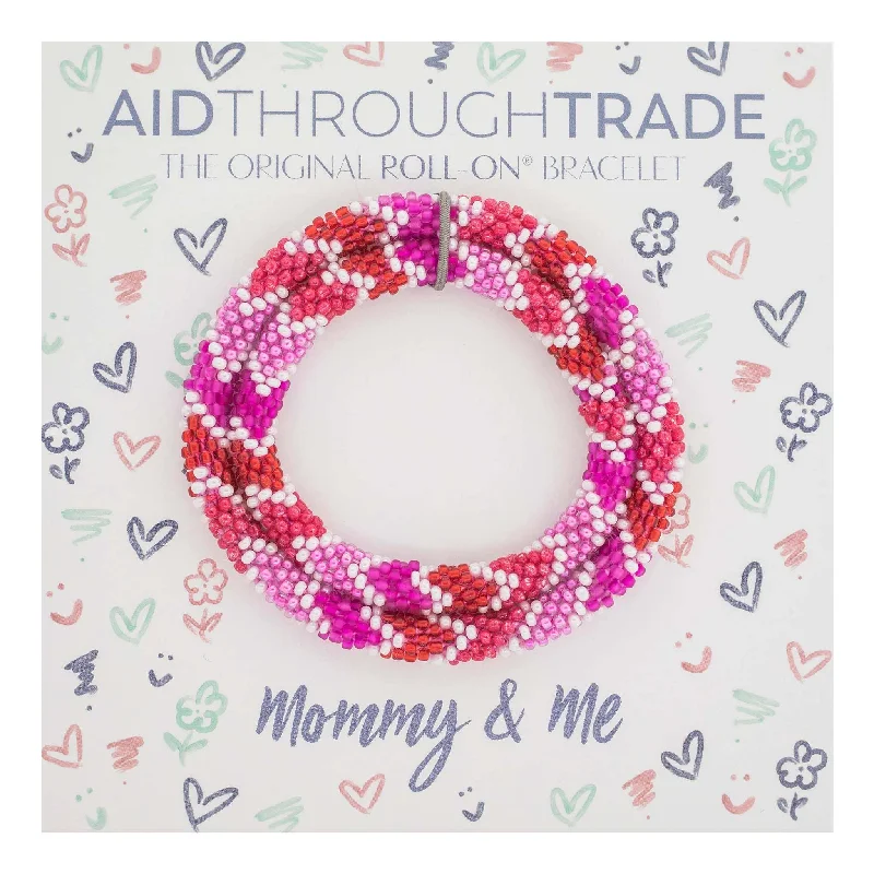 Mommy & Me Roll-On® Bracelets Cupid (Valentines) - Set of 2