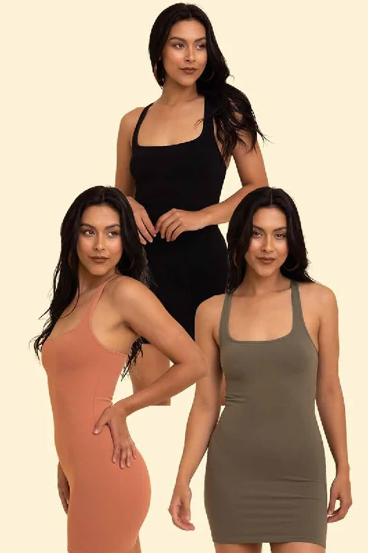 Seamless Bodycon Slip Dress