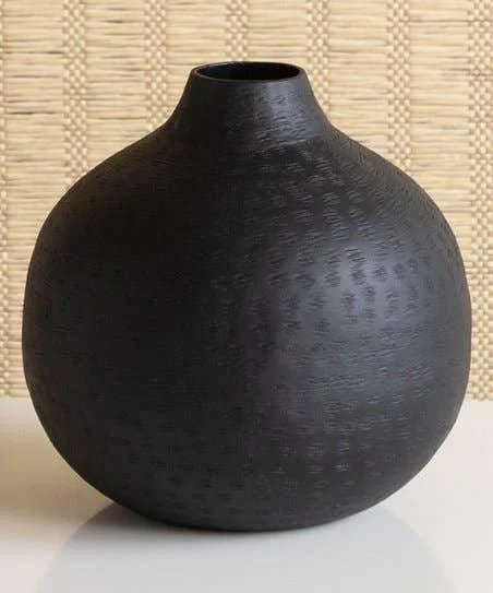 Textured Vase - Large Round