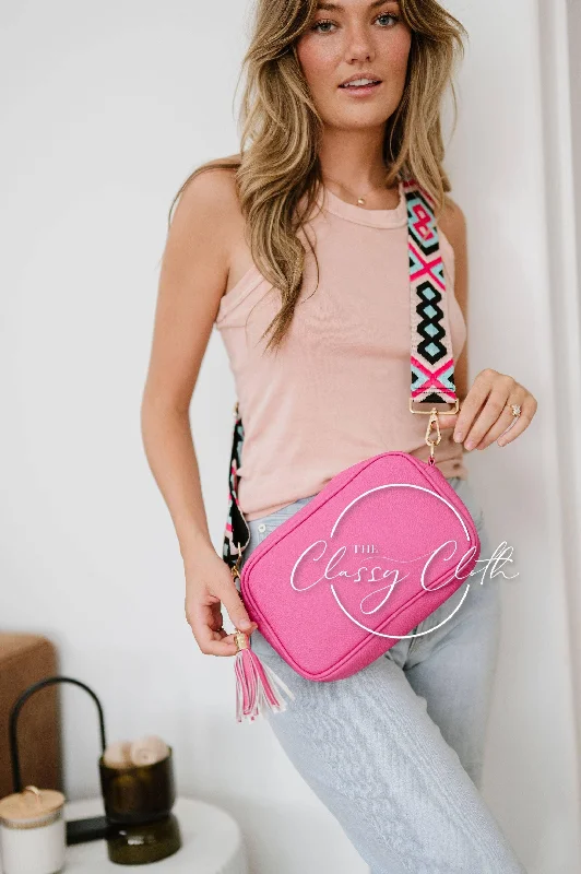 Clara Camera Crossbody Bag R - Pink