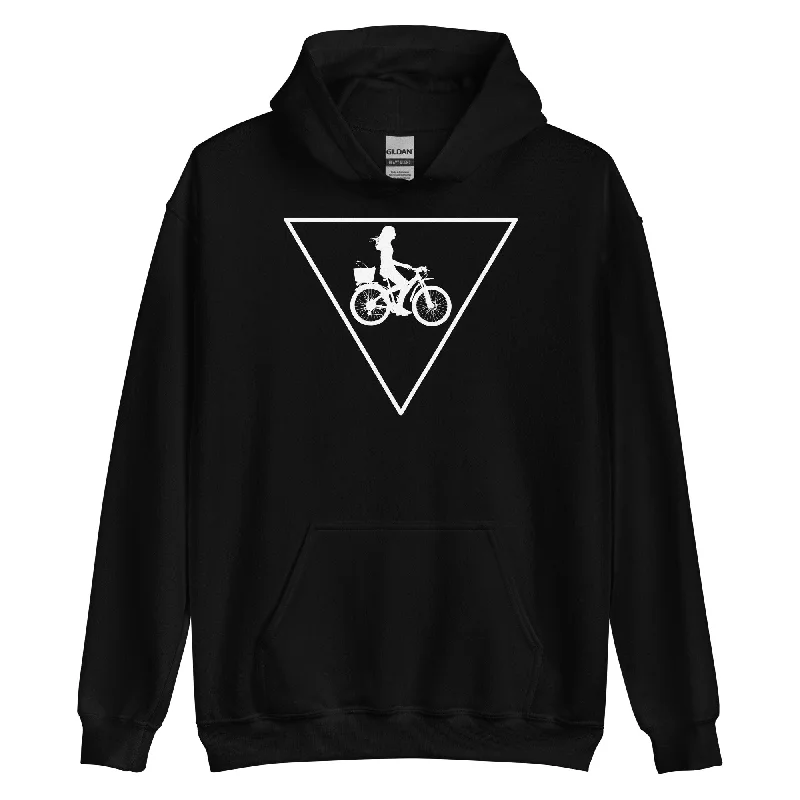 Dreieck und Radfahren - Unisex Hoodie