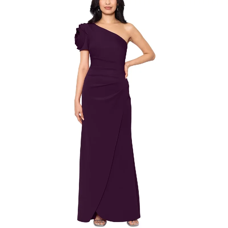 Xscape Womens One Shoulder Formal Evening Dress