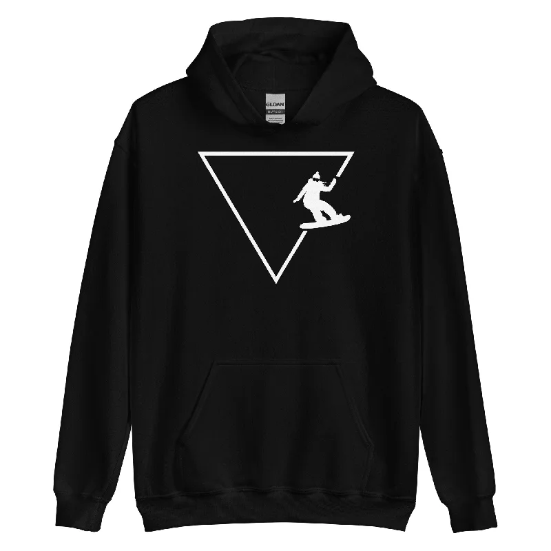 Dreieck 1 und Snowboarding - Unisex Hoodie