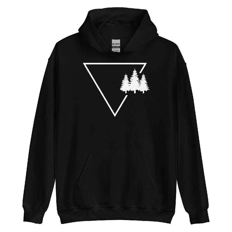 Dreieck 1 und Bäume - Unisex Hoodie