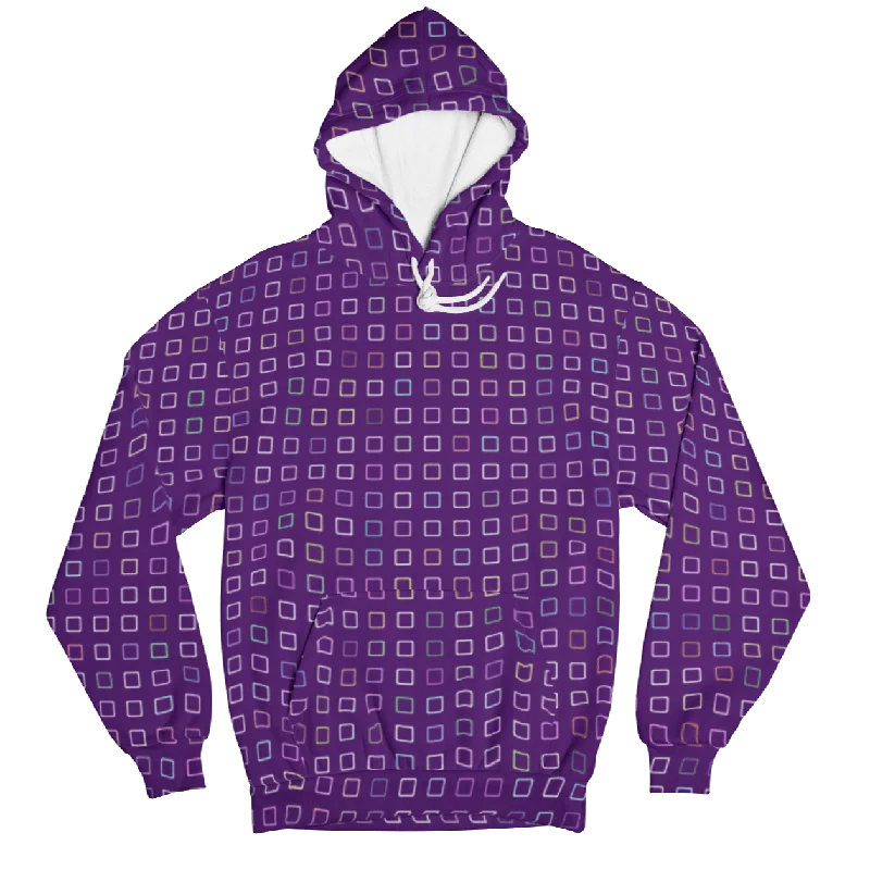 Sofie Square Purple Unisex Hoodie