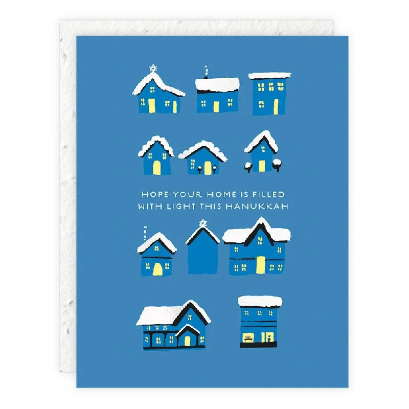 Hanukkah Homes Hanukkah Card