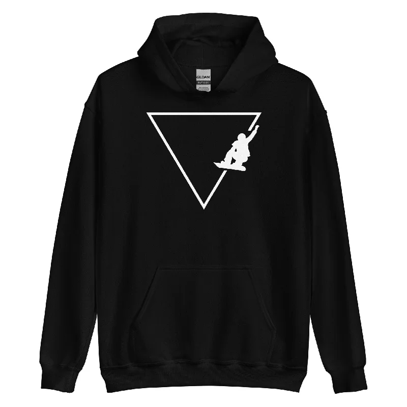 Dreieck 1 und Snowboarding - Unisex Hoodie