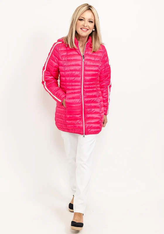 Normann Sporty Sleeve Quilted Jacket, Pink