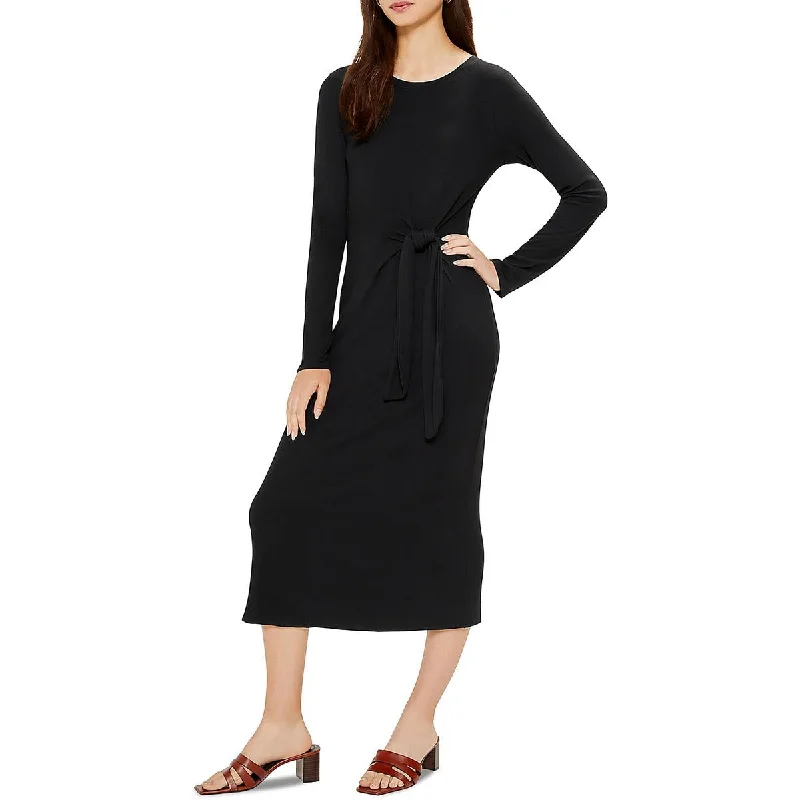 Three Dots Womens KAREN Knit Crew Neck Sweaterdress