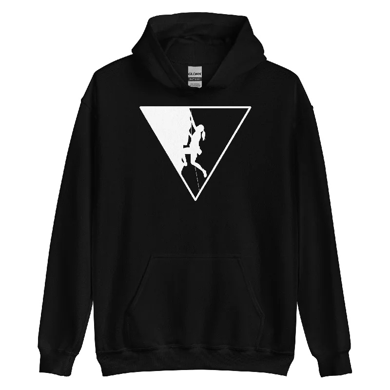 Dreieck und Klettern - Unisex Hoodie