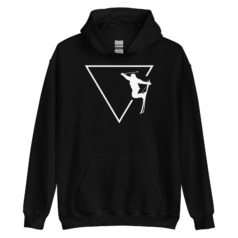 Dreieck 1 und Skifahren - Unisex Hoodie