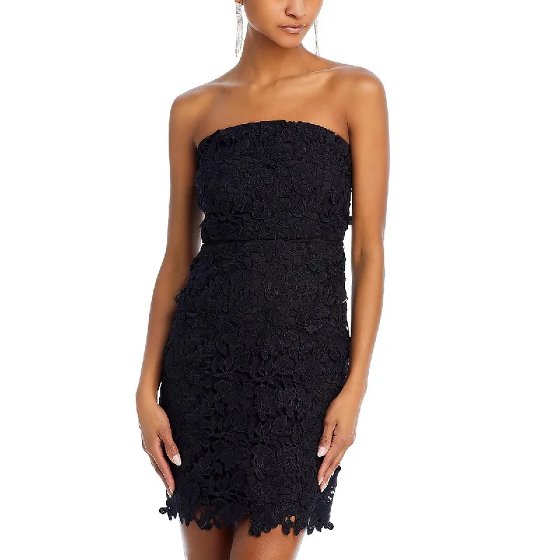 Sam Edelman Womens Lace Mini Cocktail And Party Dress