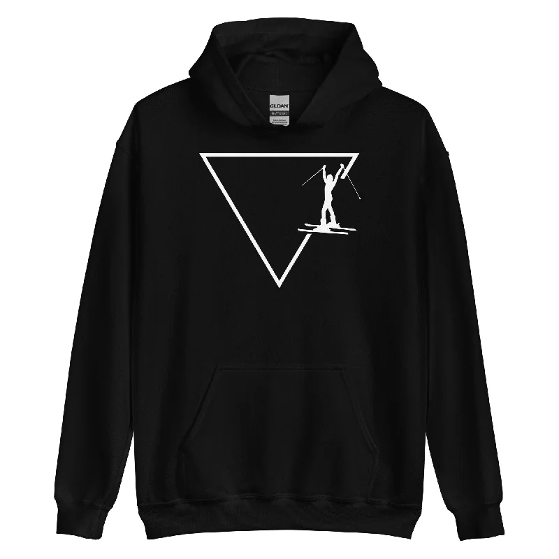 Dreieck 1 und Skifahren - Unisex Hoodie