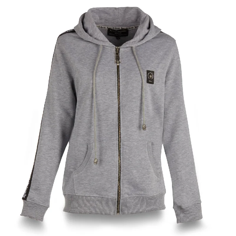 Basic Sweatjacke Grau