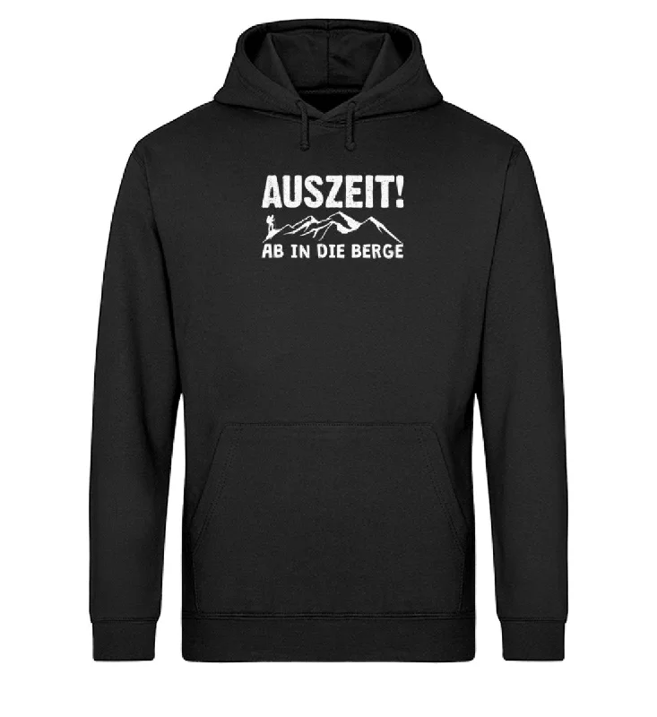 Auszeit, ab in die Berge - Unisex Organic Hoodie