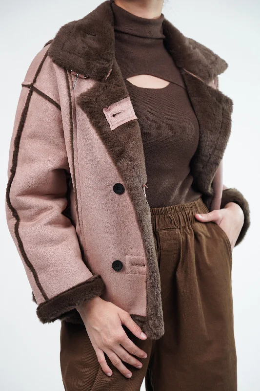 Mink Mirage Brown Fur Jacket