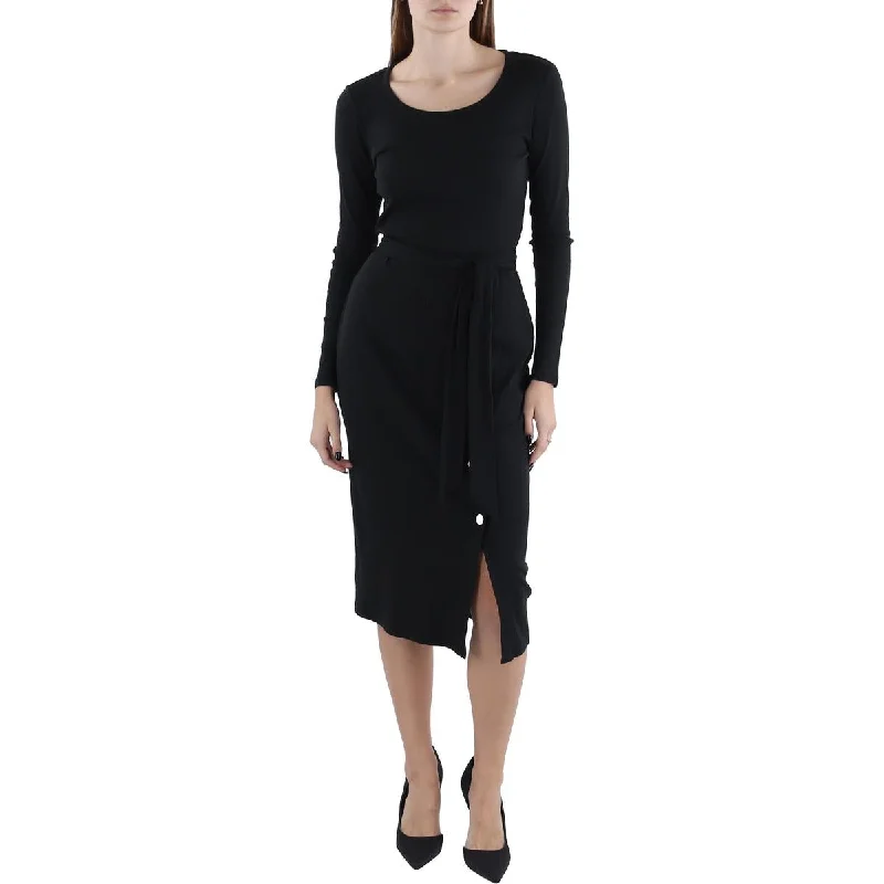 Lauren Ralph Lauren Womens   Knit Mid Calf Sweaterdress