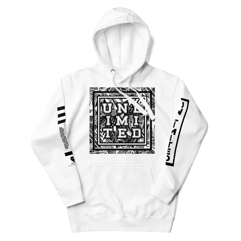 Unlimited - Sleeves Printed Premium Unisex Hoodie