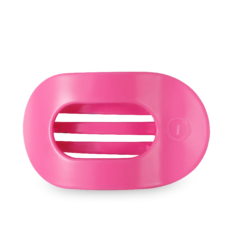 Paradise Pink Flat Round Hair Clip