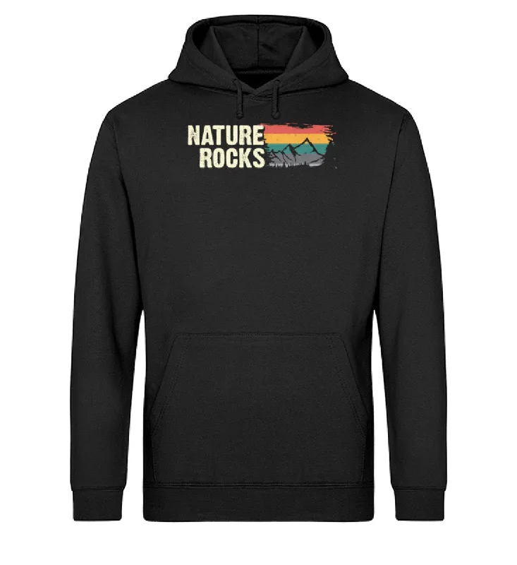 Nature Rocks - Unisex Organic Hoodie