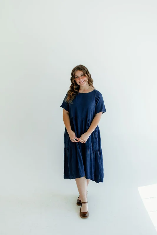 Laia Dress Ribbon Blue